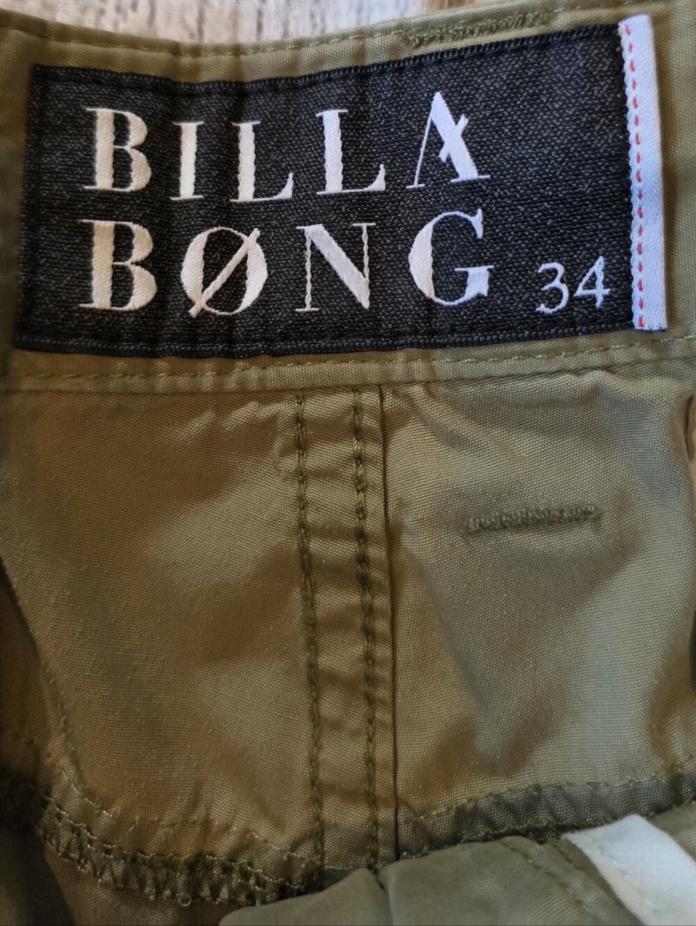 Billabong Men's Size 34 Casual Chino Surfer Shorts 8.5 Inseam Lightweight Tan - Picture 4 of 10